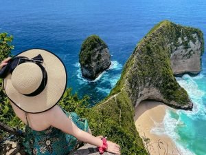 kelingking beach view